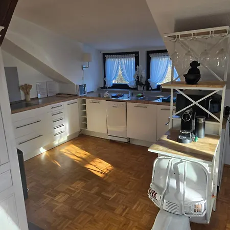Exklusives 2 Zimmer Dachstudio Mit Kamin Perfekte Lage Fuer Phantasialand Und Koeln Messe Inkl Parkplatz Und Vollausstattung Norvenich Exterior photo