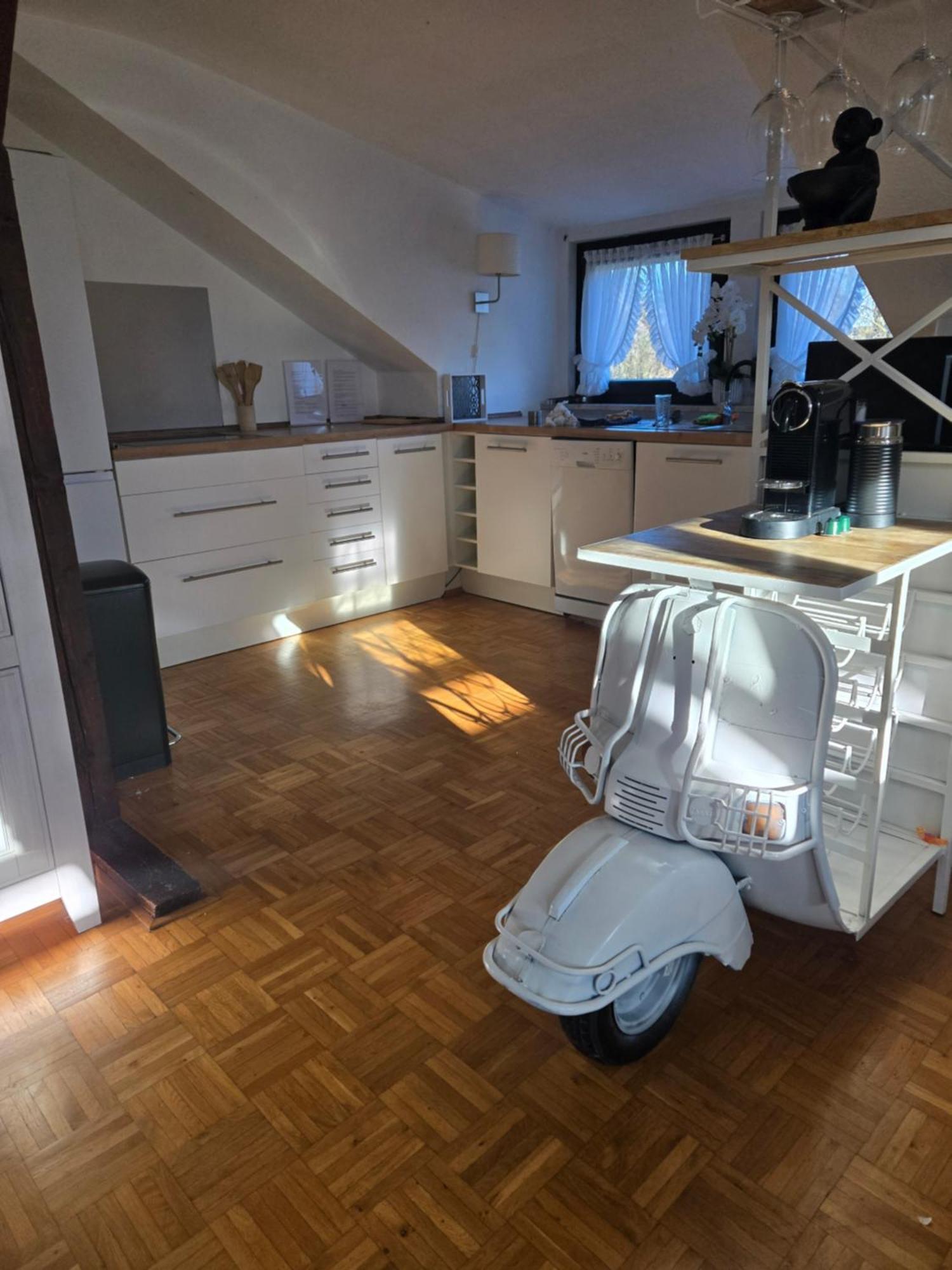 Exklusives 2 Dachstudio Mit Kamin Perfekte Lage Fuer Phantasialand Und Koeln Messe Inkl Parkplatz Und Vollausstattung Apartment